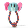 Cartoon interactive chewing squeaky plush dog toys